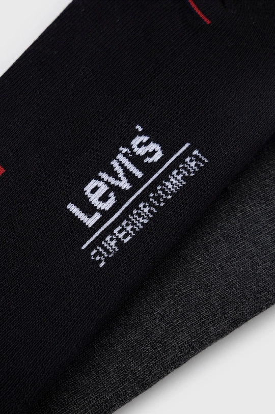 Чорапи Levi's (2-pack) черен