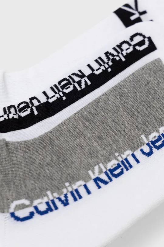 Calvin Klein zokni (3 pár) fehér