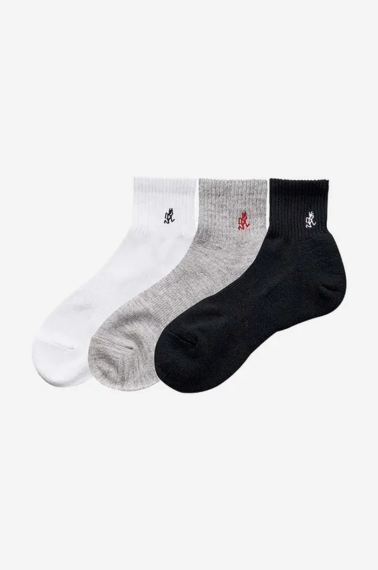 vícebarevná Ponožky Gramicci 3-pack Basic Short Socks Pánský
