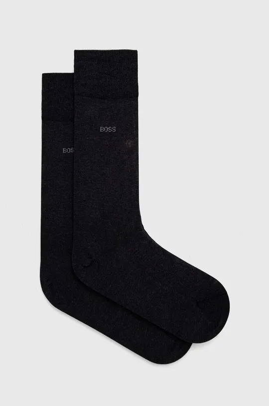 siva Pamučne čarape BOSS Muški