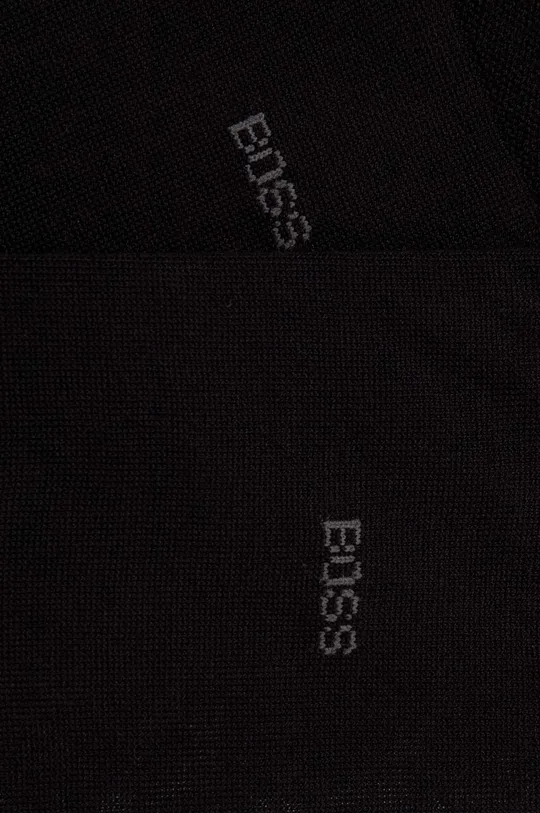 Βαμβακερές κάλτσες BOSS μαύρο