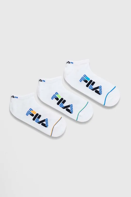 λευκό Κάλτσες Fila 3-pack Ανδρικά