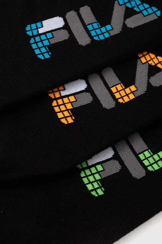 Шкарпетки Fila 3-pack чорний