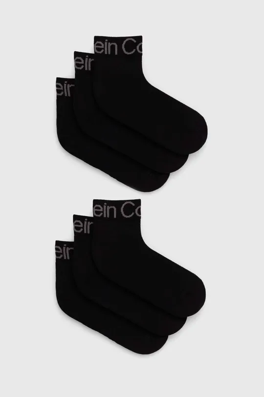 μαύρο Κάλτσες Calvin Klein 6-pack Ανδρικά