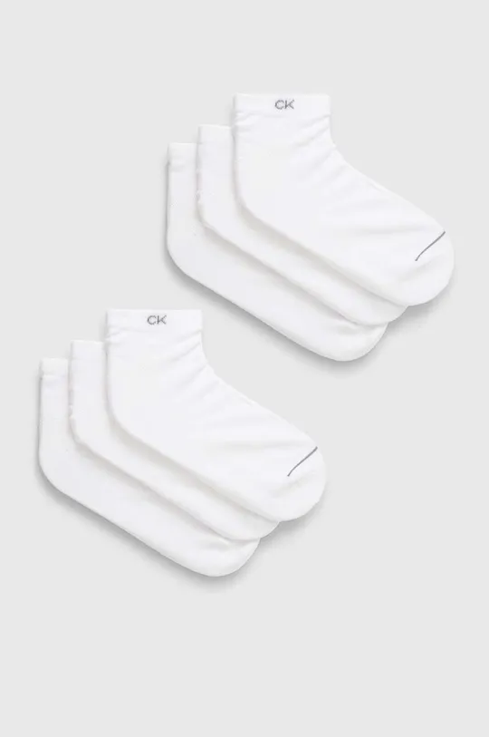 fehér Calvin Klein zokni 6 pár Férfi