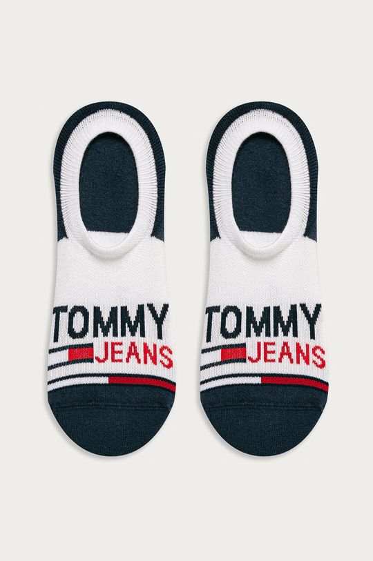 alb Tommy Jeans - Sosete scurte (2-pack) Unisex