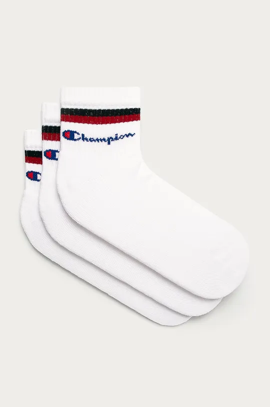 білий Champion - Шкарпетки (3-pack) Y0B0C Unisex