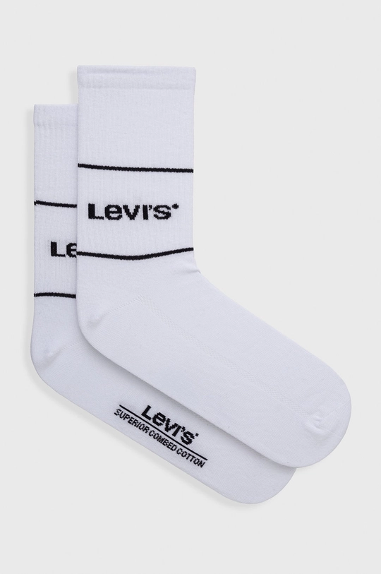 biały Levi's Skarpetki (2-pack) Unisex