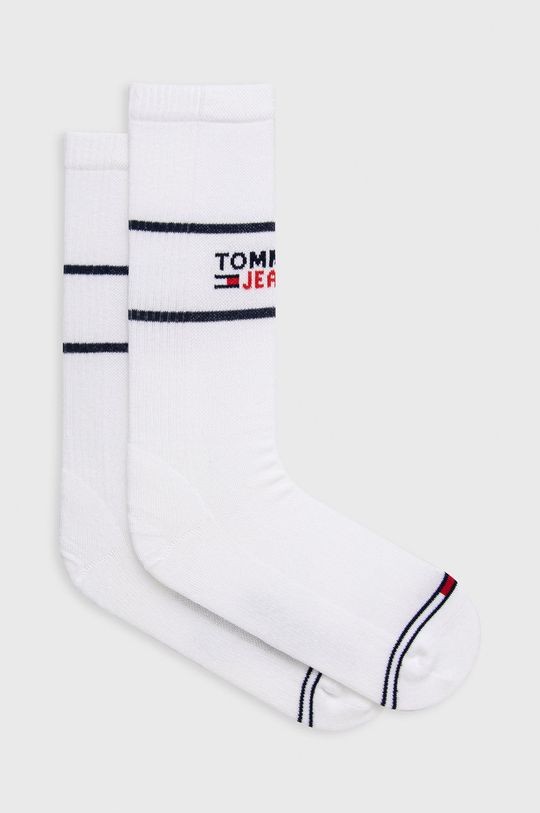 biały Tommy Jeans skarpetki (2-pack) 701218704.NOS Unisex