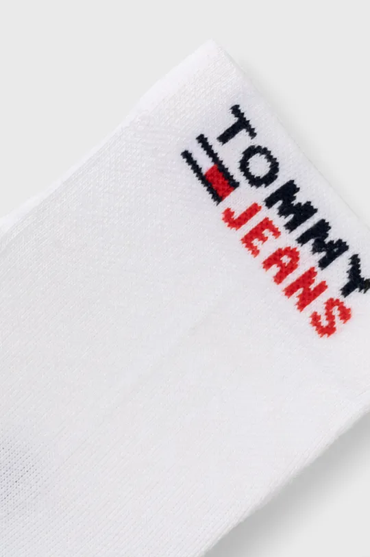 Tommy Jeans nogavice (2-pack) bela