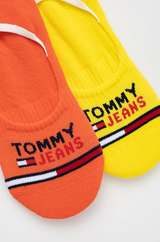 Κάλτσες Tommy Jeans πορτοκαλί