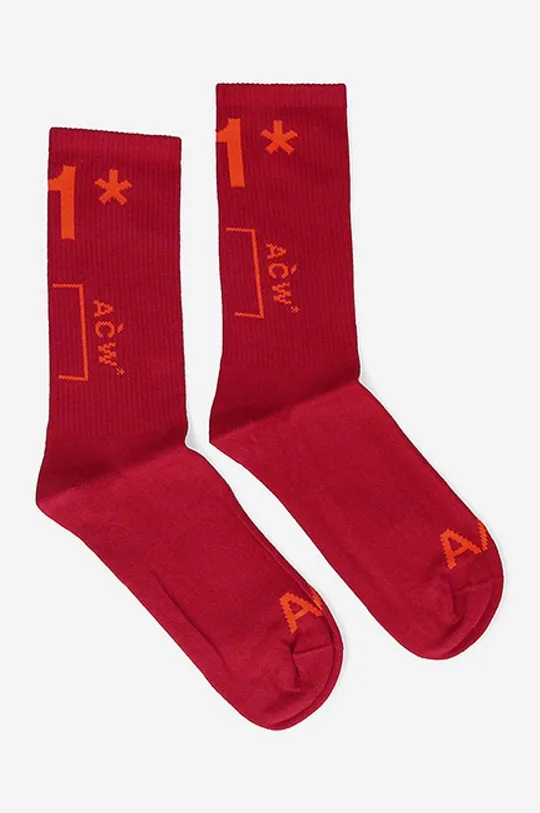 red A-COLD-WALL* socks Unisex