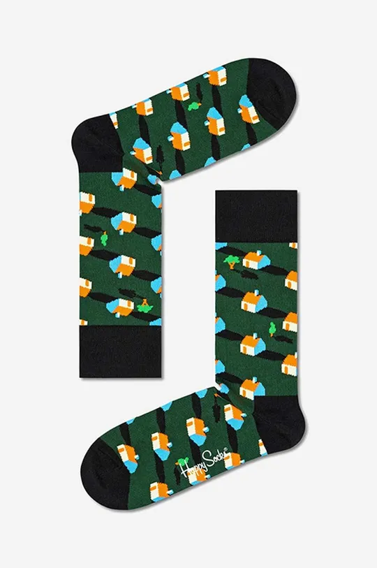 πράσινο Κάλτσες Happy Socks Neighbours Unisex