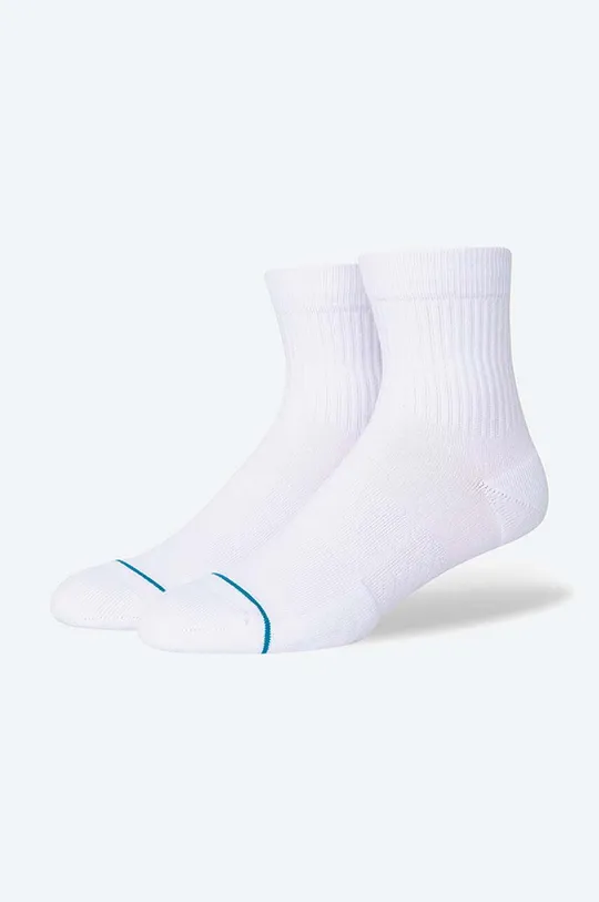 white Stance socks Icon Quarter Unisex
