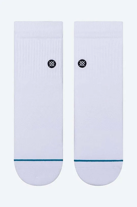 Ponožky Stance Icon Quarter biela