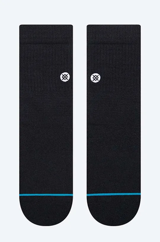 Κάλτσες Stance Icon Quarter μαύρο