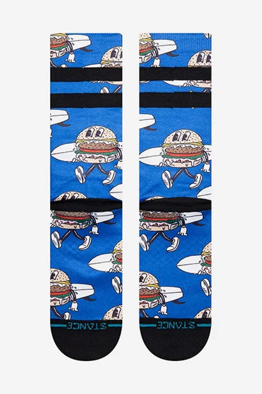 Stance socks Sandy  69% Polyester, 25% Cotton, 4% Nylon, 2% Elastane