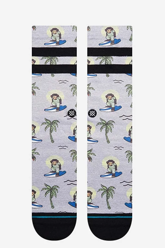 Шкарпетки Stance Surfing Monkey сірий