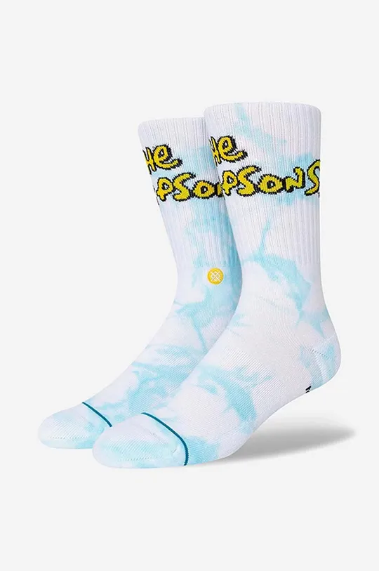 white Stance socks x The Simpsons Unisex