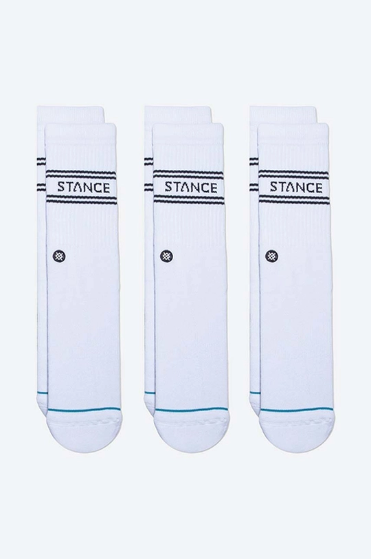 biela Ponožky Stance Basic 3-pak Unisex