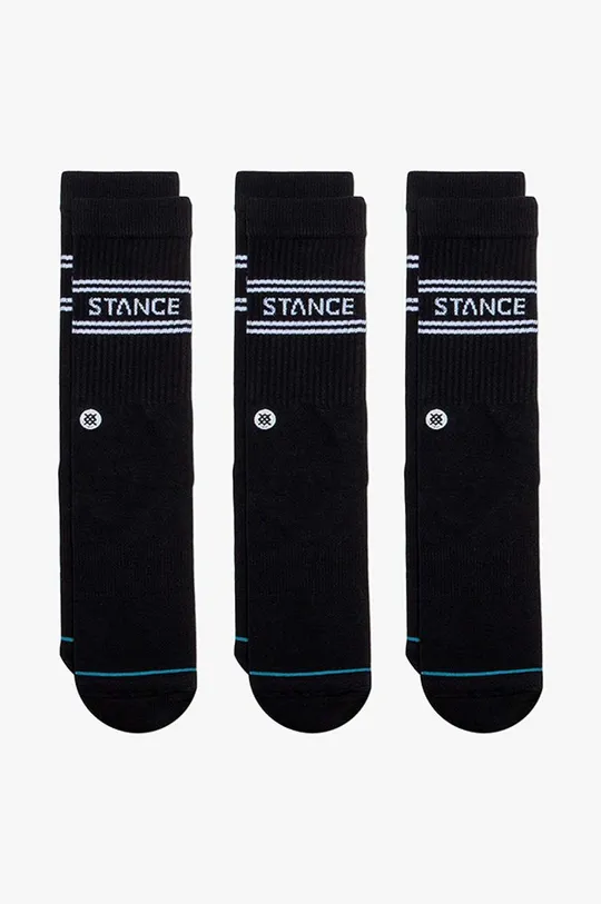 μαύρο Κάλτσες Stance Basic 3-pack Unisex