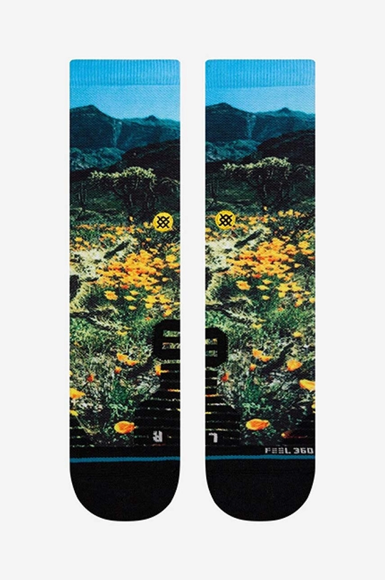 zielony Stance skarpetki Poppy Trails Unisex