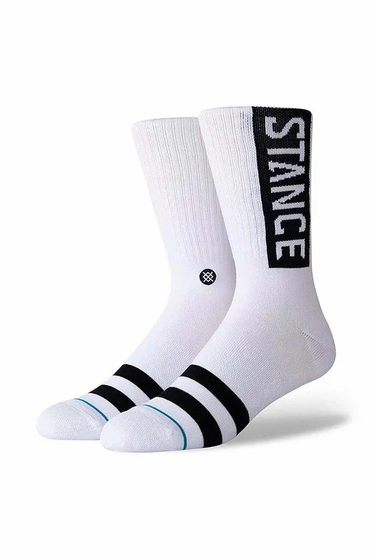 white Stance socks OG Unisex