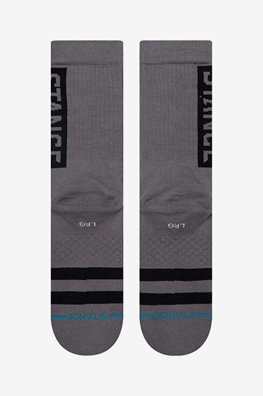 Stance socks OG  72% Cotton, 16% Polyester, 9% Nylon, 3% Elastane