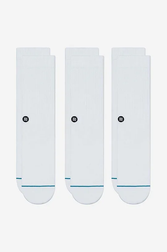 biały Stance skarpetki Icon 3-pack Unisex