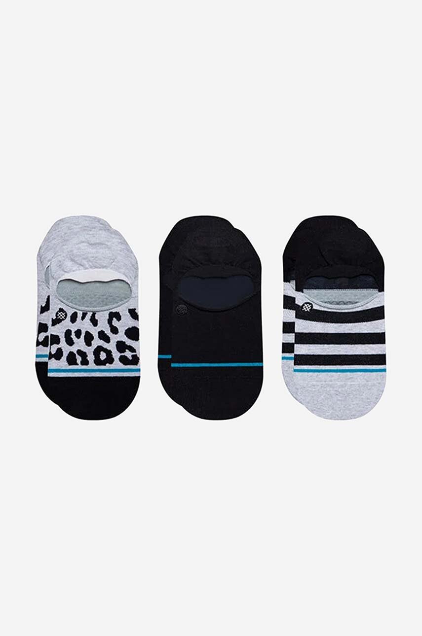 μαύρο Κάλτσες Stance Leopard 3-pack Unisex