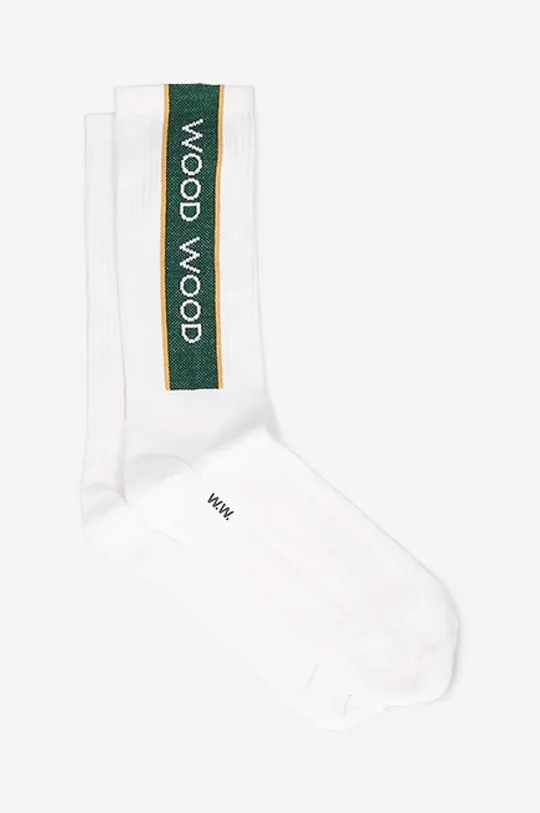 λευκό Κάλτσες Wood Wood Conor Sports Sock Unisex