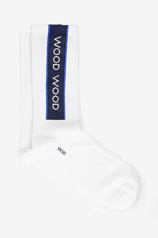 λευκό Κάλτσες Wood Wood Conor Sports Sock Unisex