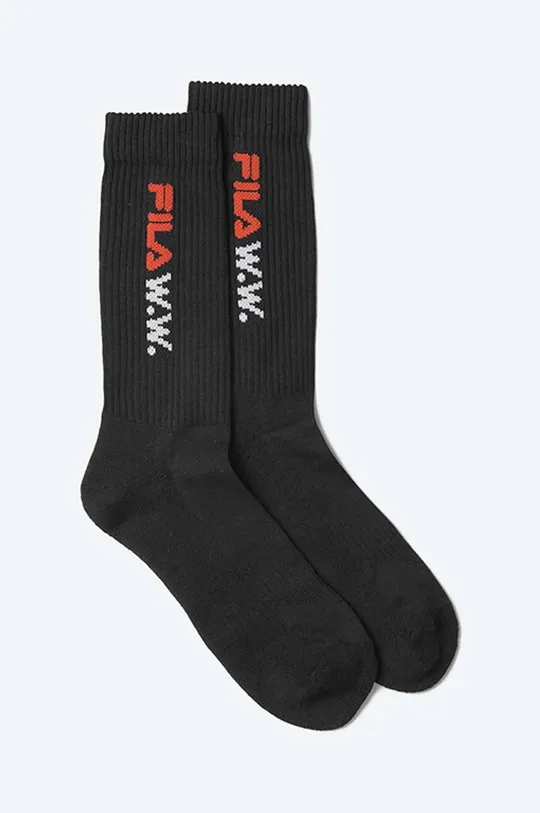 black Wood Wood socks Fila x Wood Wood Unisex Dean socks Unisex