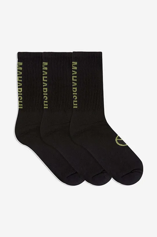 black Maharishi socks Peace Sports Unisex