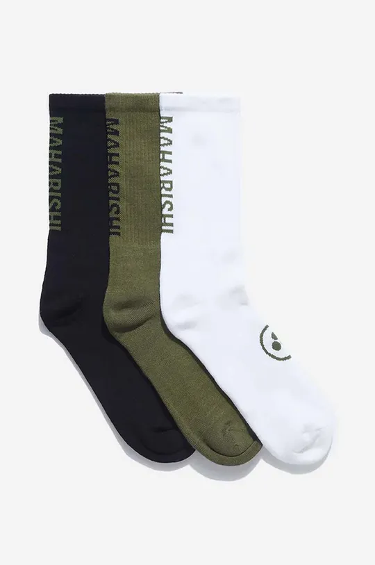 biela Ponožky Maharishi Miltype Peace Sports 3-pak Unisex