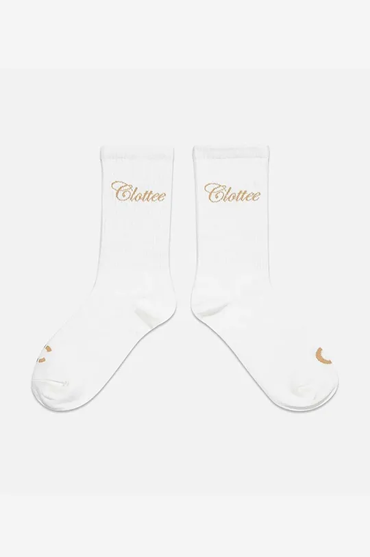 white CLOTTEE cotton socks Unisex