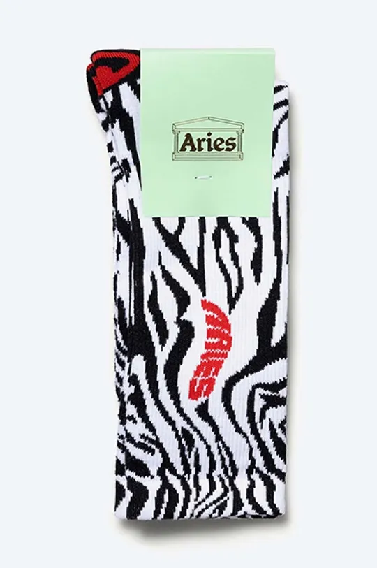 white Aries socks