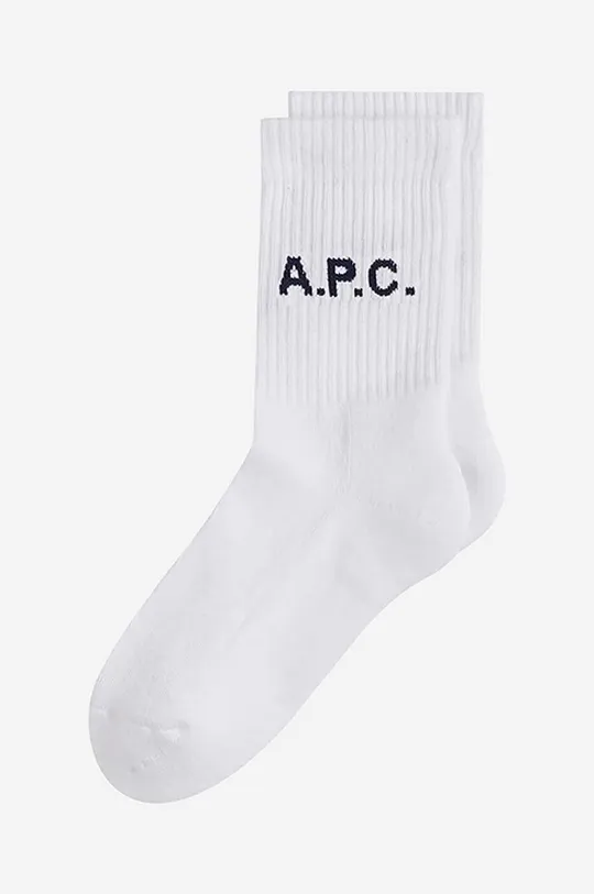 white A.P.C. socks Chaussettes Sky Unisex