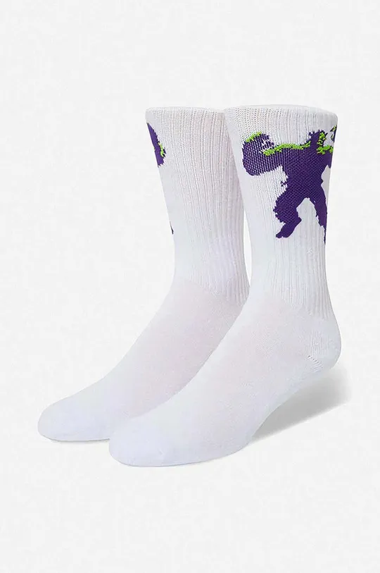 λευκό Κάλτσες HUF x Marvel Hulk Retro Unisex