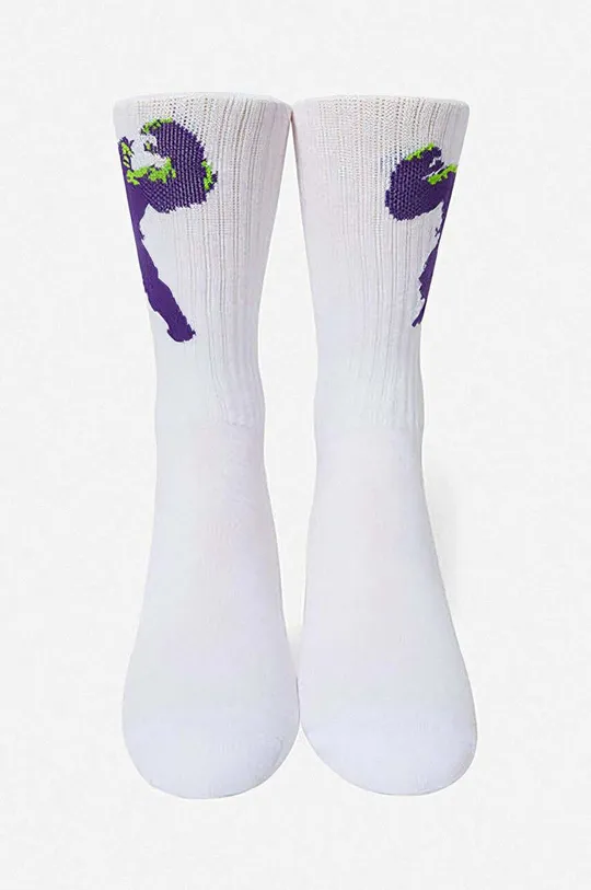 Κάλτσες HUF x Marvel Hulk Retro λευκό