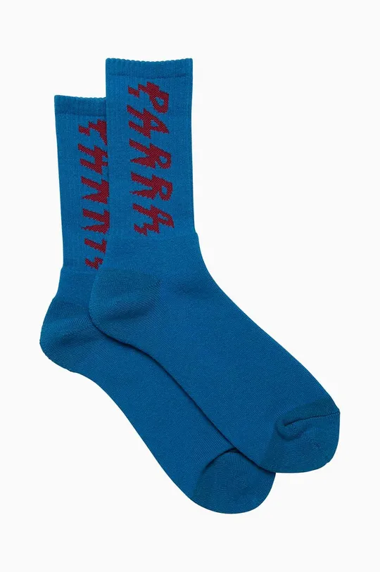 Ponožky by Parra Shocker Logo Crew modrá