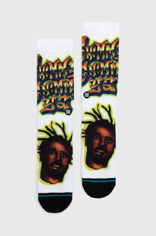 white Stance socks Shimmy Shimmy Ya Unisex