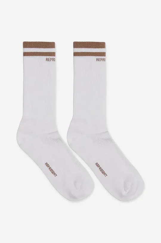 Represent socks white