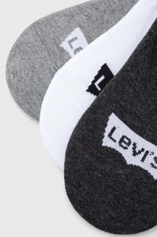 Ponožky Levi's 2-pak sivá