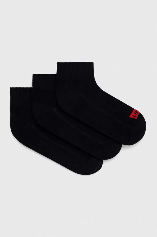 crna Čarape Levi's 3-pack Unisex