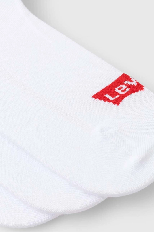 Levi's skarpetki 3-pack biały