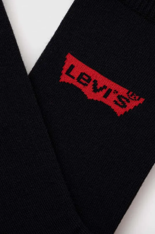 Nogavice Levi's 3-pack črna