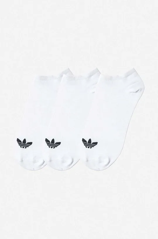 λευκό Κάλτσες adidas Originals Trefoil Liner 3-pack Unisex