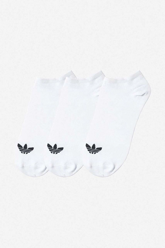 bijela Čarape adidas Originals Trefoil Liner 3-pack Unisex