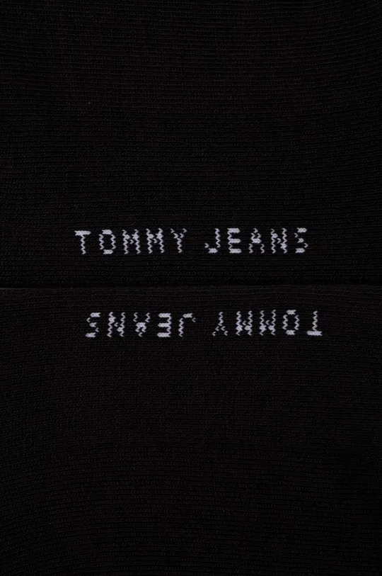 Nogavice Tommy Jeans 2-pack črna
